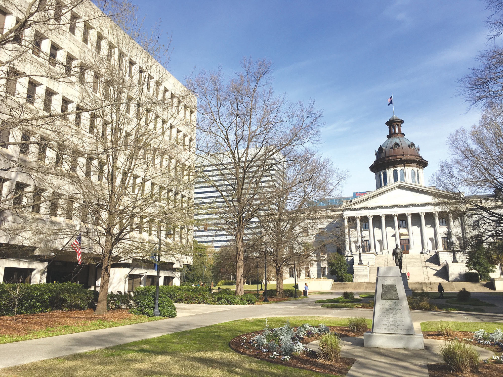 The Gressette Office Building at the Statehouse in Columbia is seen recently.