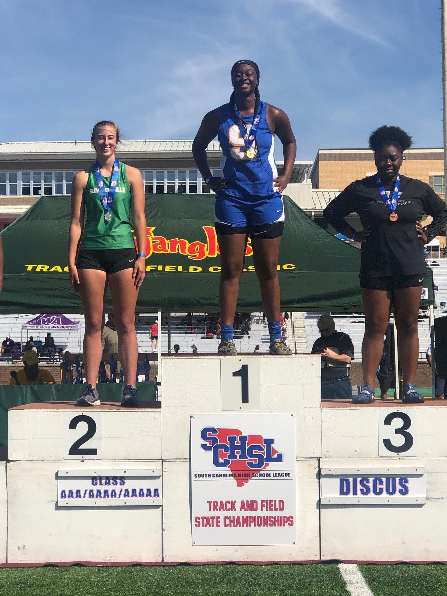 Sumter’s Spann wins 5A discus state title - The Sumter Item