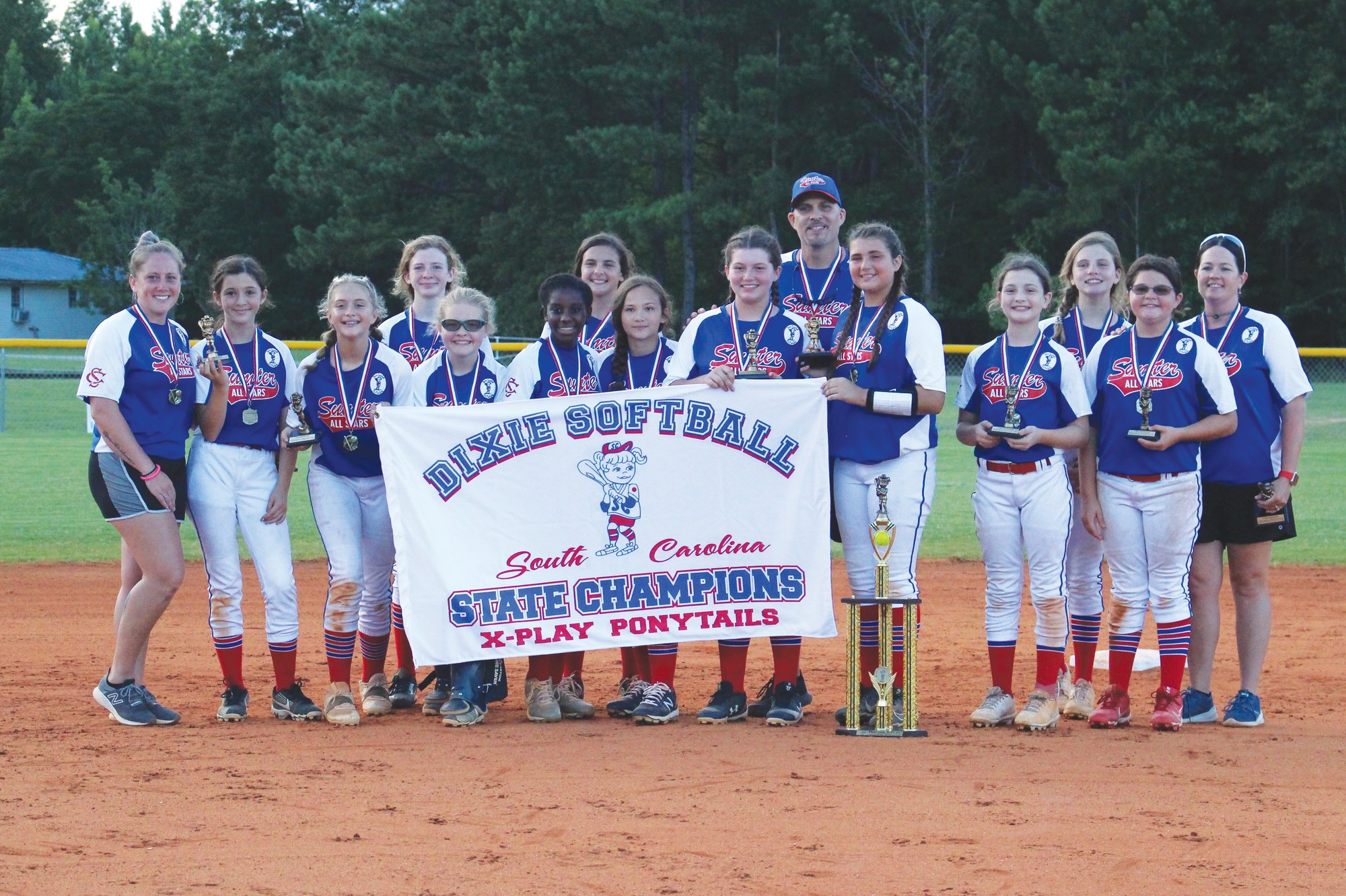 Sumter Ponytails XPlay team opens Dixie World Series today The