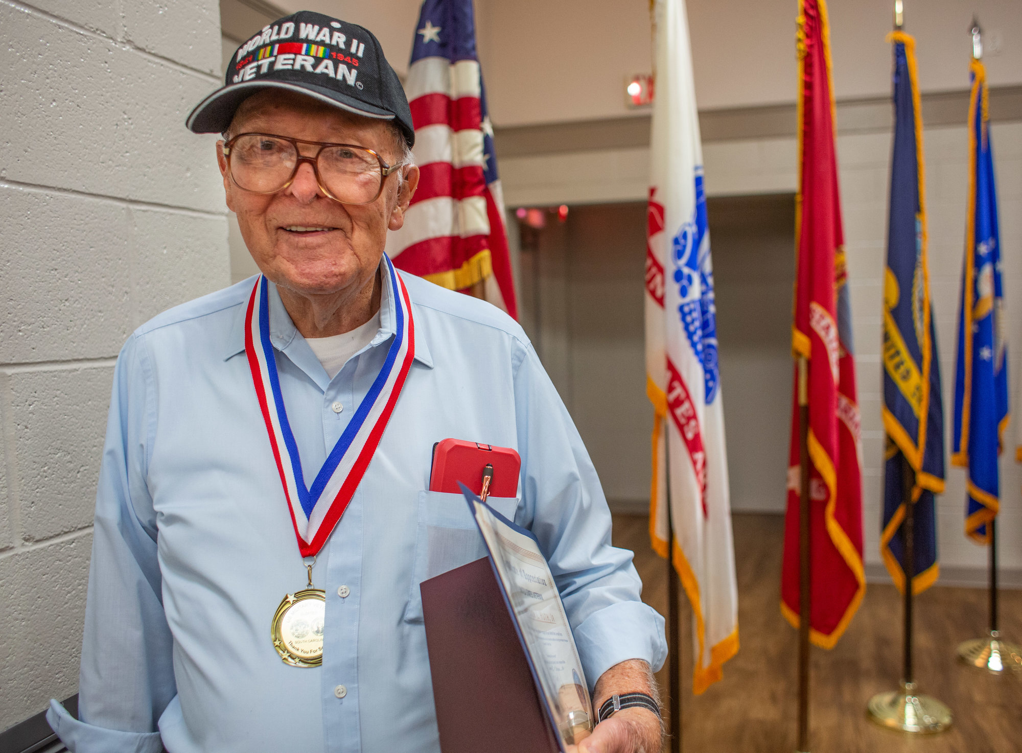 WWII veteran, 97, honored with 29 more at Sumter Veterans Day ceremony ...