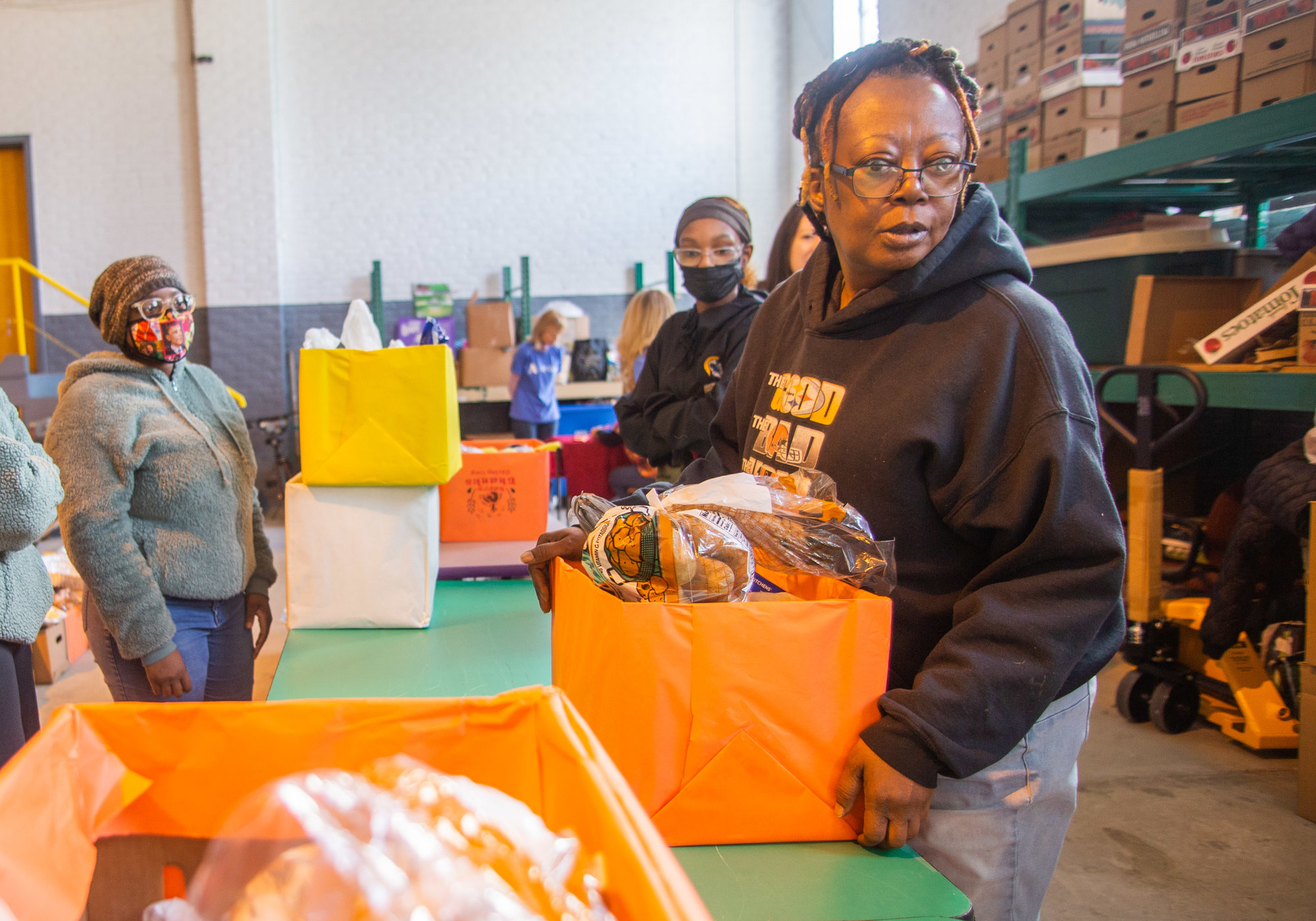 A rewarding experience: SUM client volunteers for annual Thanksgiving ...