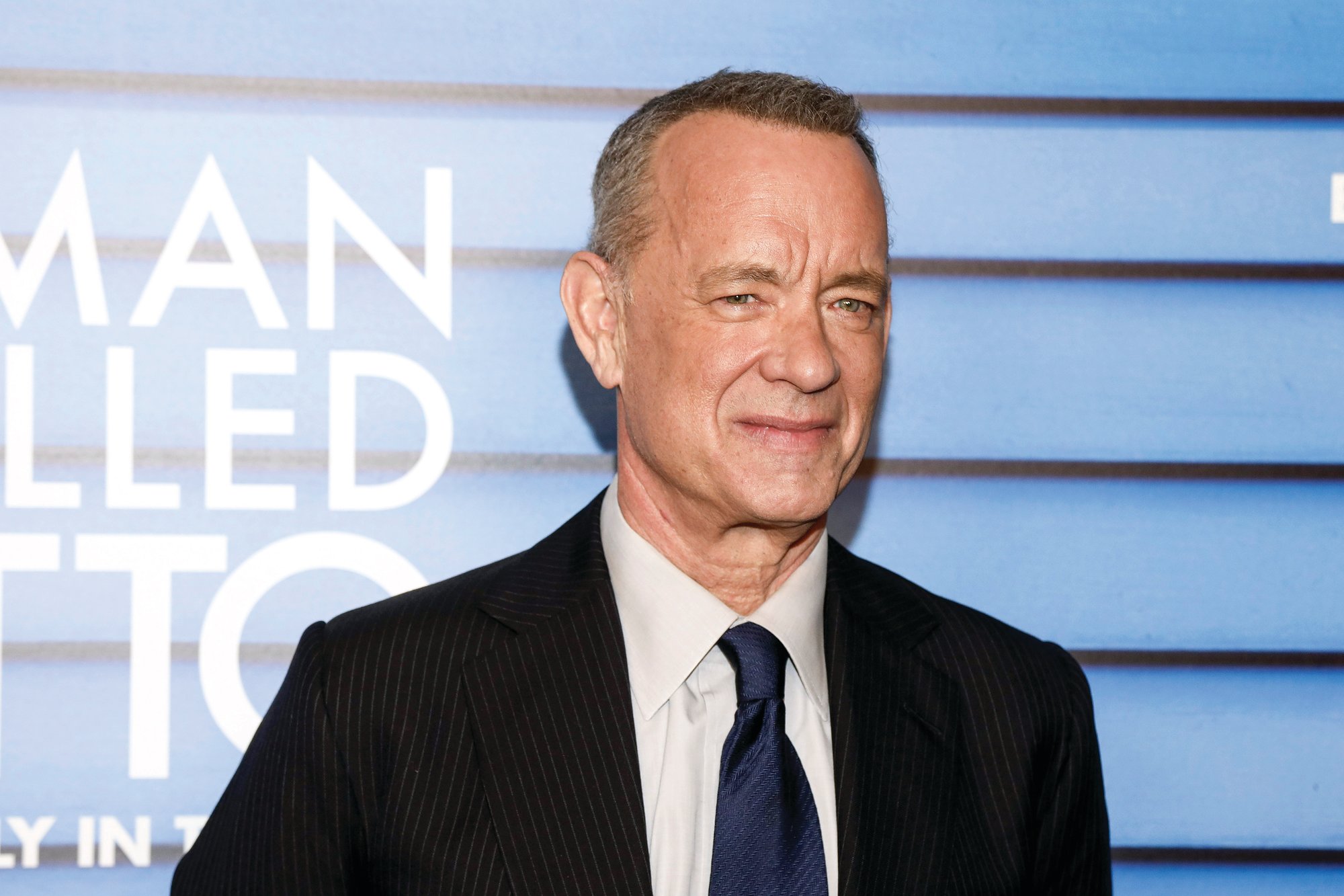 Actor Tom Hanks attends a special screening of  "A Man Called Otto" on Monday, Jan. 9, in New York.
