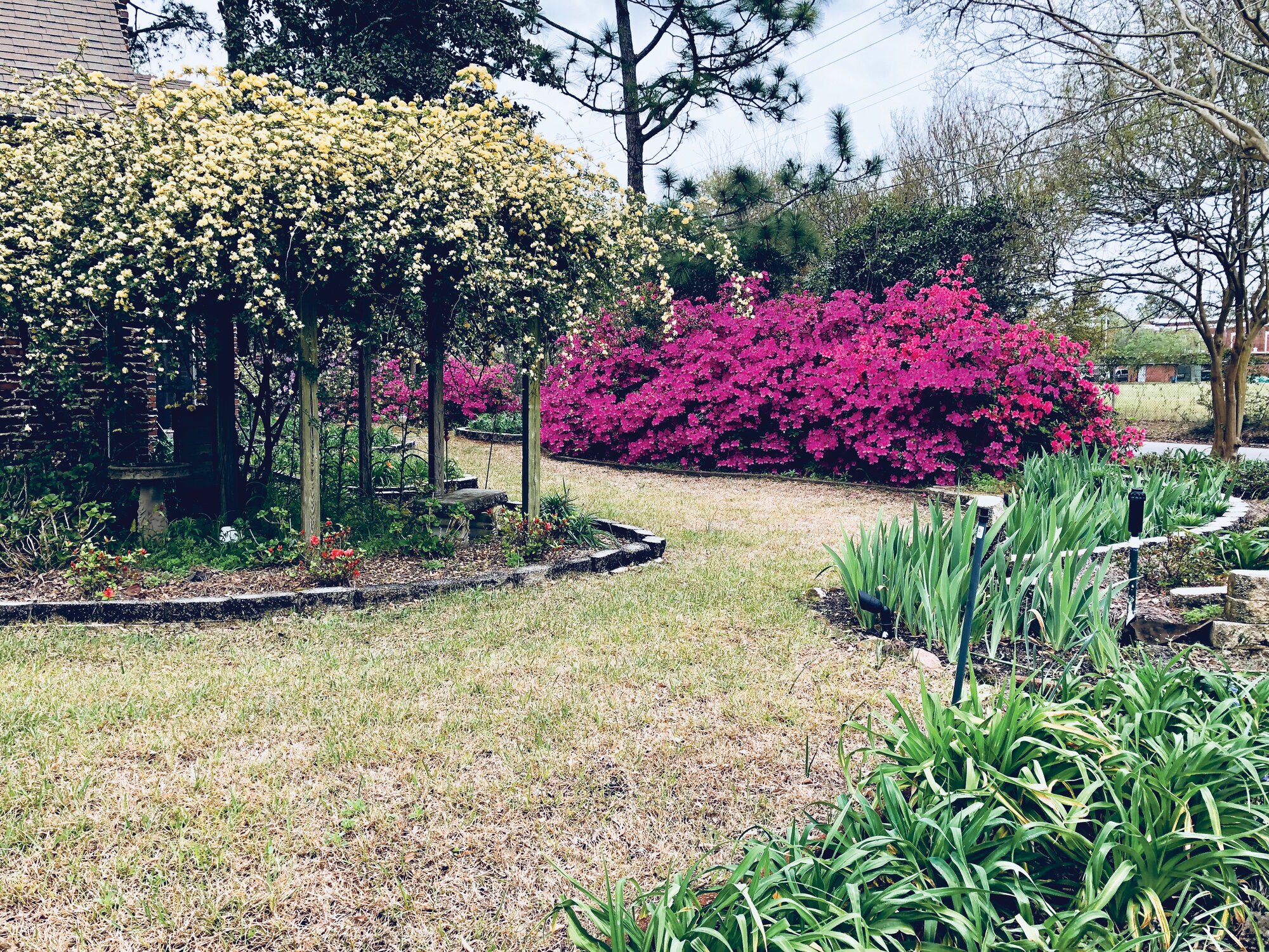 Seen is the fifth garden on the annual Sumter Spring Garden Tour.