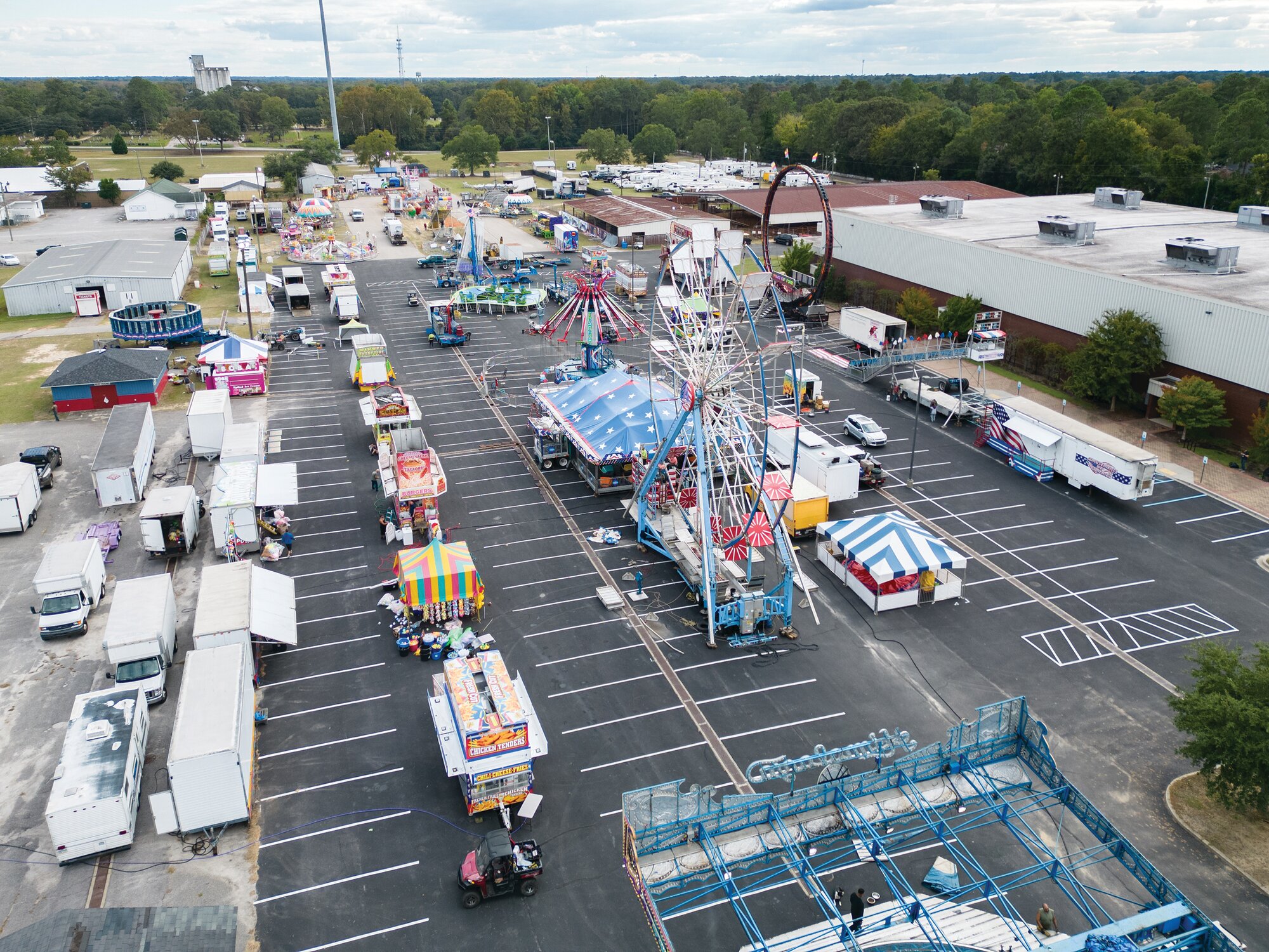 Fairgrounds ready for crowds to enjoy the Sumter American Legion Fair