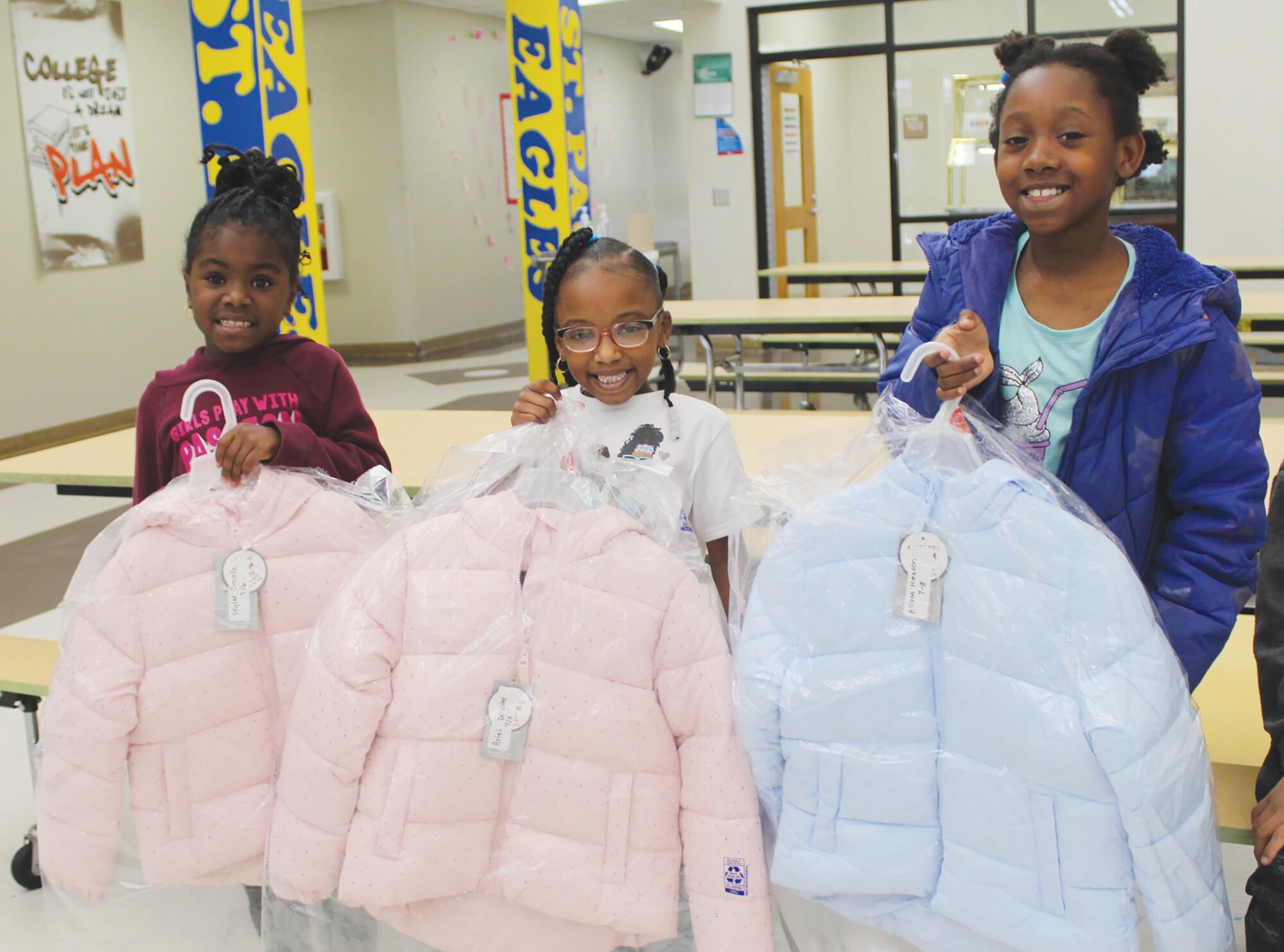 Dr. Rose Wilder Elementary students receive winter coat donations from ...