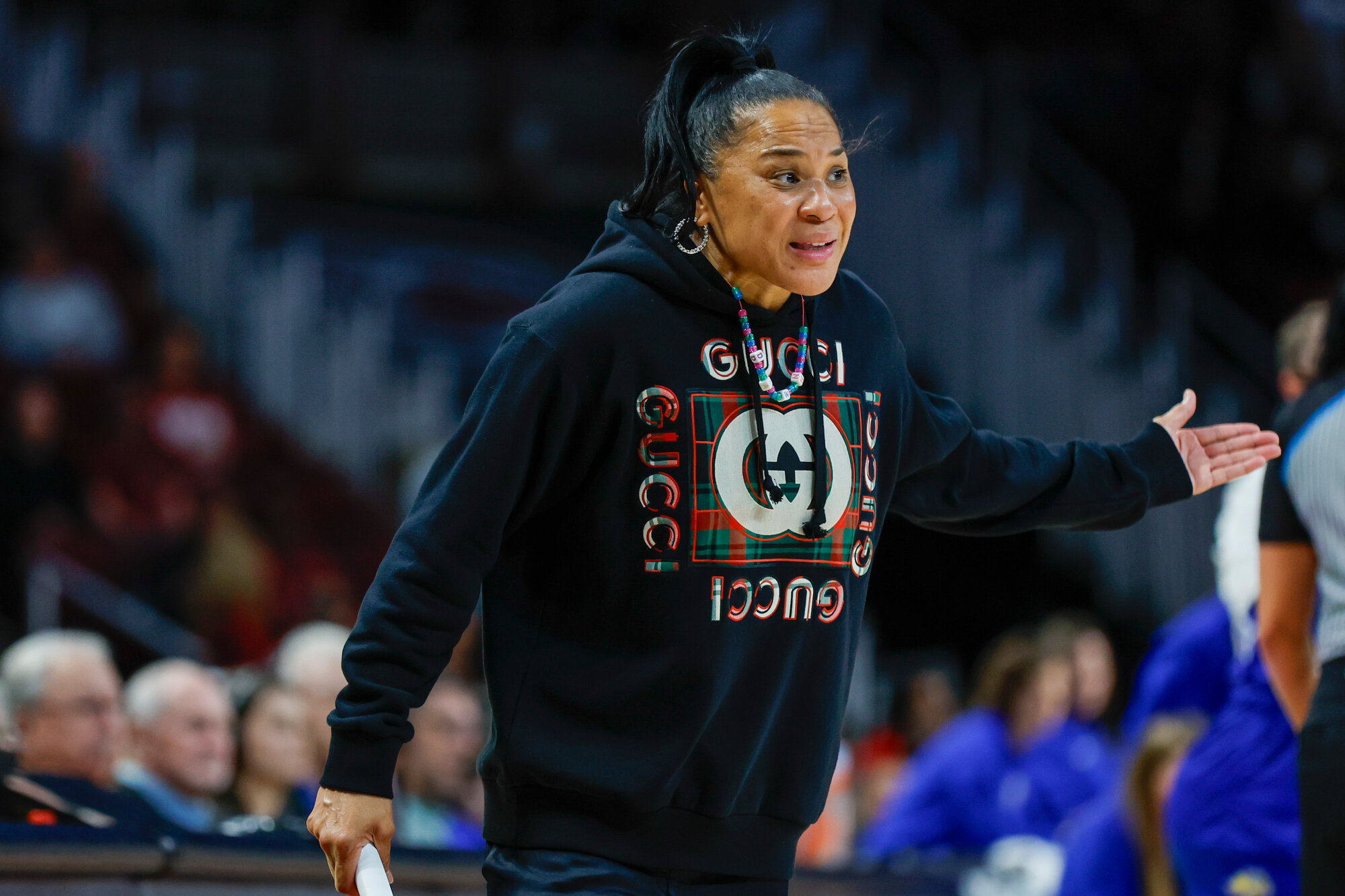 South Carolina head coach Dawn Staley and the Gamecocks have their first ranked road game today as they travel to No. 24 North Carolina.