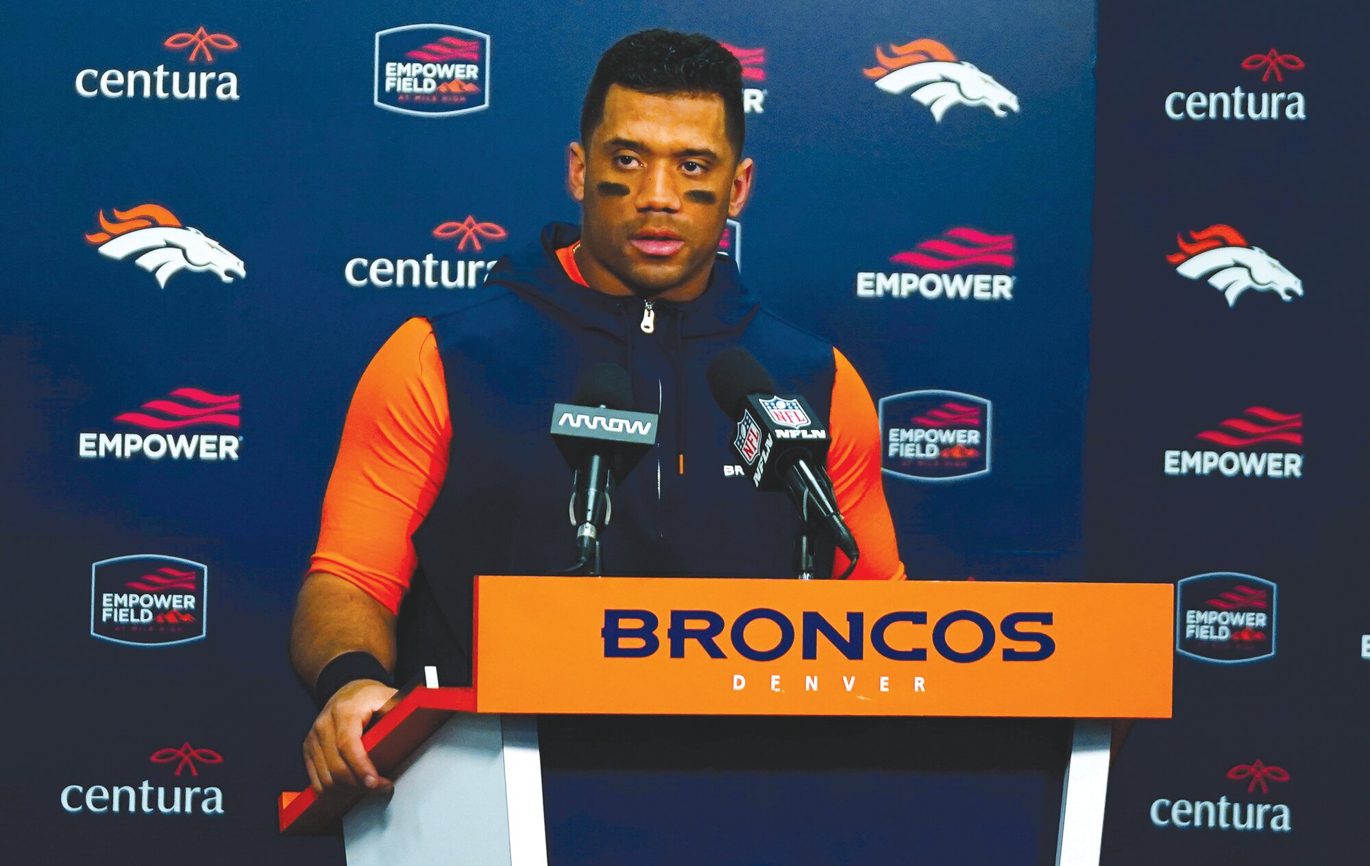 Broncos QB Russell Wilson says he was asked earlier in season to adjust