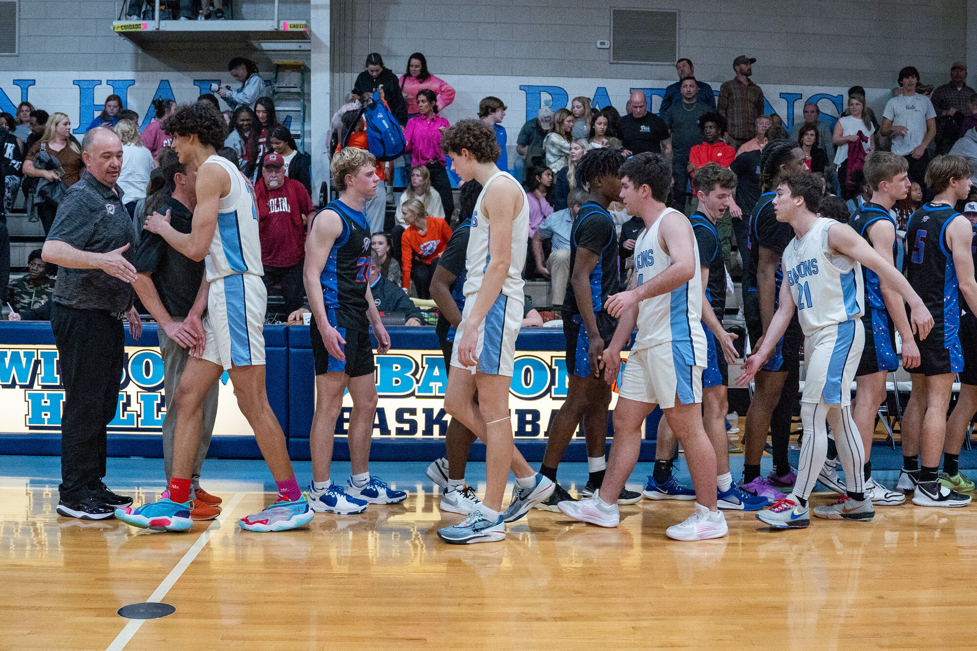 PHOTOS: Wilson Hall basketball hosts Laurence Manning on senior night - The  Sumter Item