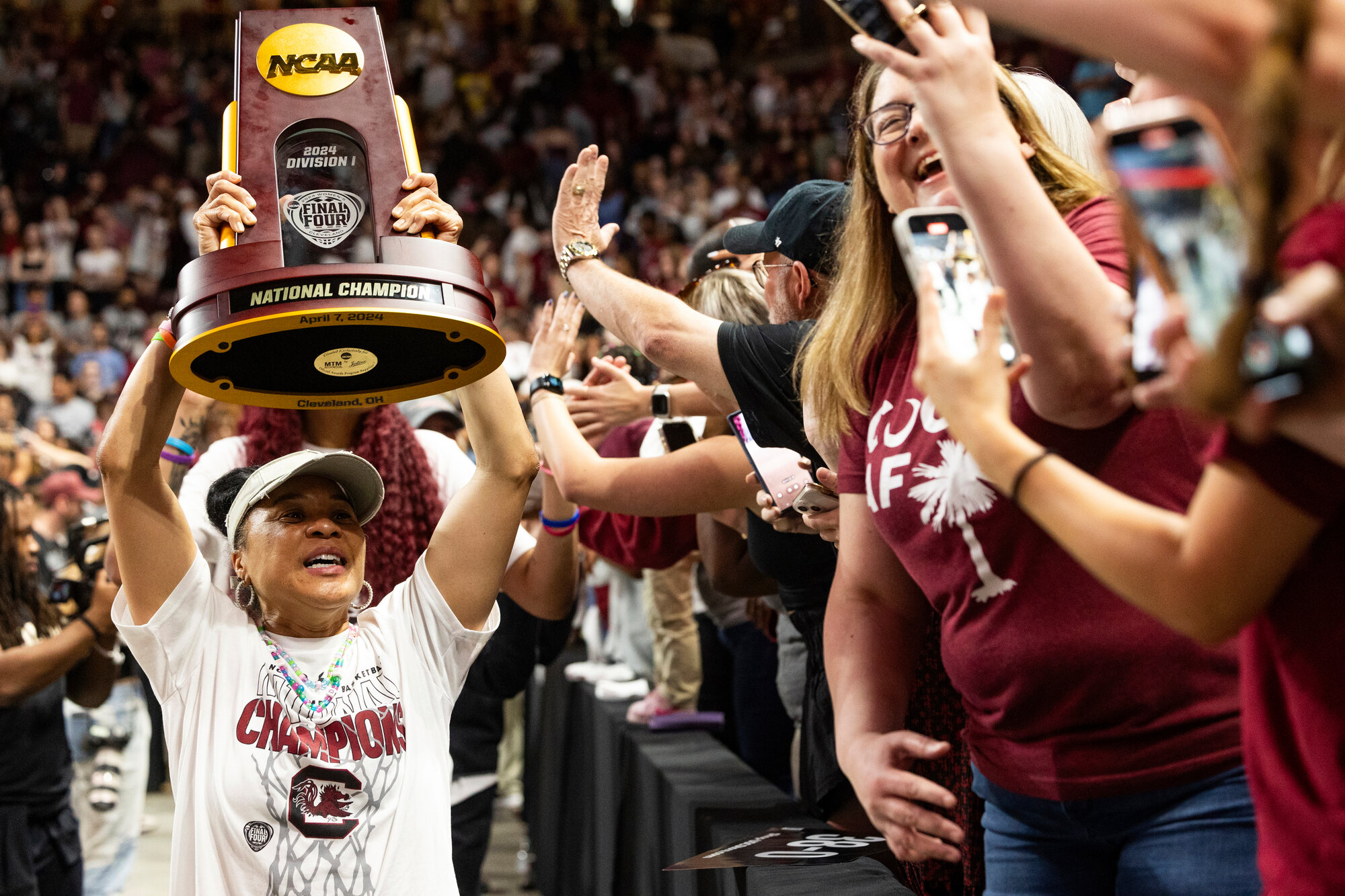 S.C.'s Staley shares NCAA Tournament triumph with loyal FAMS upon ...