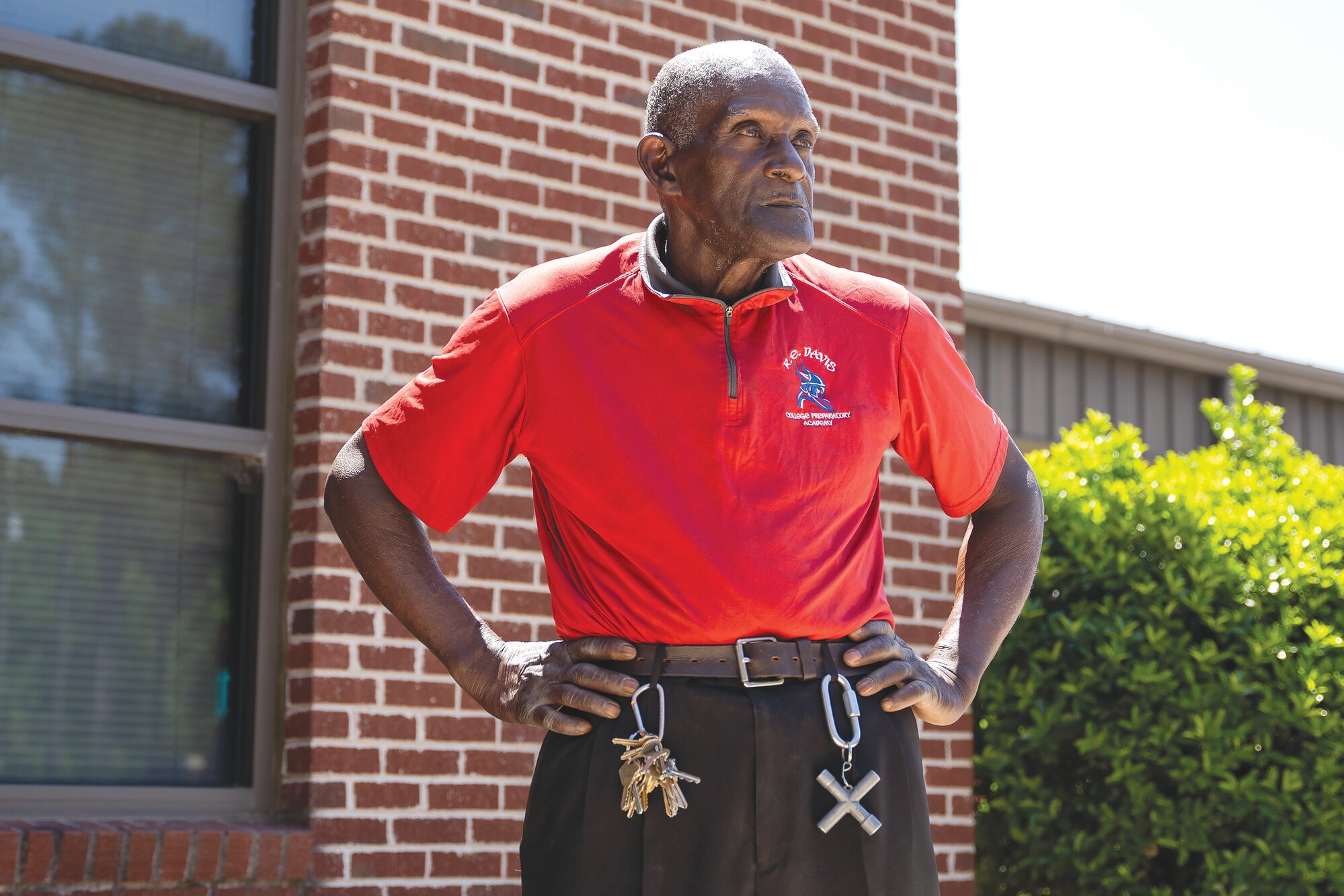 Groundsman Fulton McFadden with R.E. Davis College Preparatory Academy has been helping maintain schools in Sumter School District for decades, inside and out. He has spent more than 50 years with Sumter School District 2 and Sumter School District.
