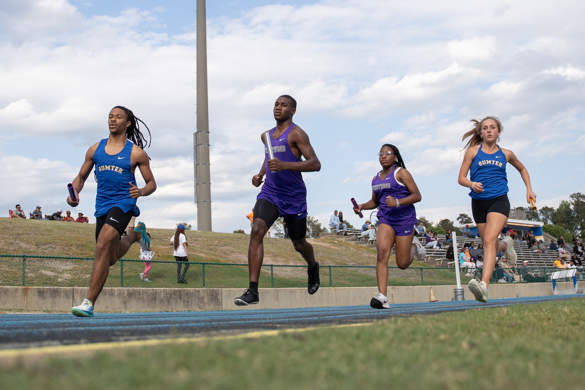 The Sumter High track team hosted its final home meet of the season at Memorial Stadium on Wednesday, April 24. They were joined locally by Crestwood and Lakewood.