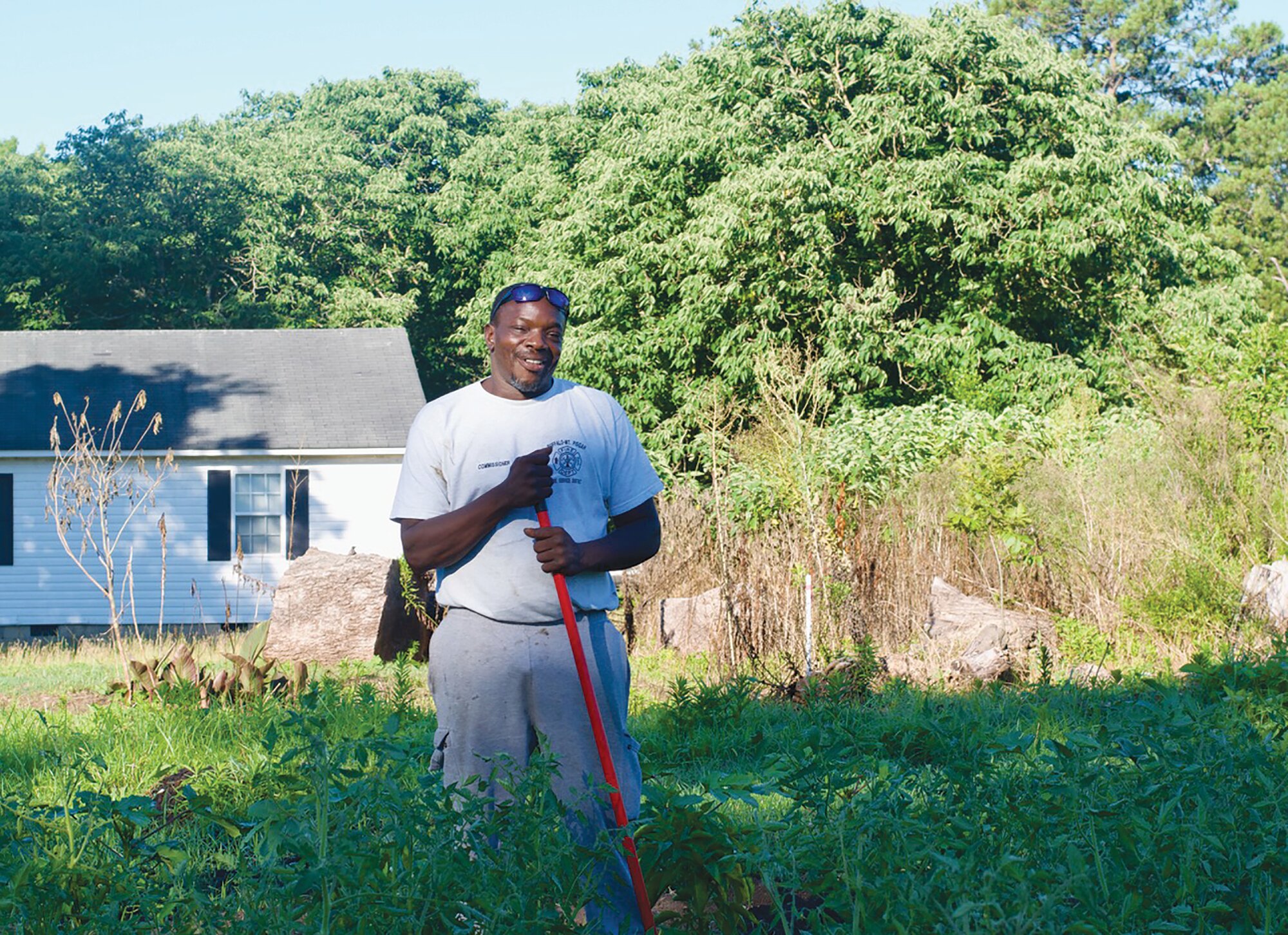 Kawan Glover is the owner of Rembert's Farmers Market, and after recently starting a community garden on the market's property, he is looking for some help from his community. Glover needs any garden-related donations, from cages for his tomatoes to a used tractor.